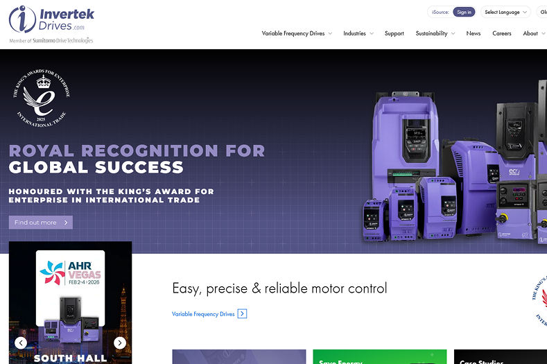 Invertek Drives Website